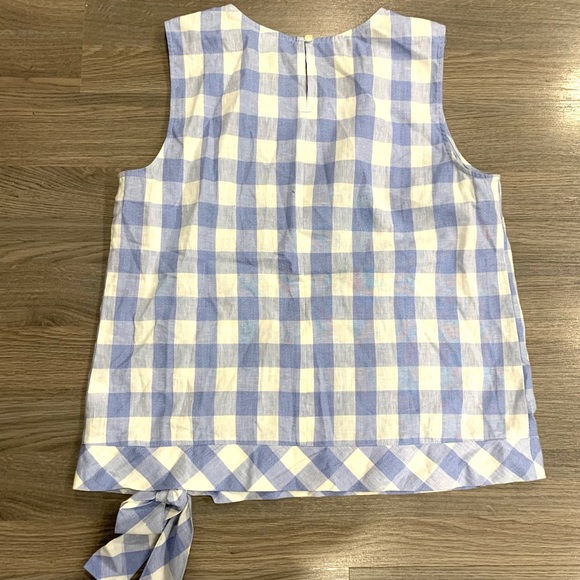 J Crew Gingham Top - Picture 2 of 3